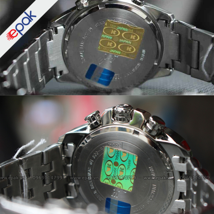 In tem hologram chống giả đồng hồ